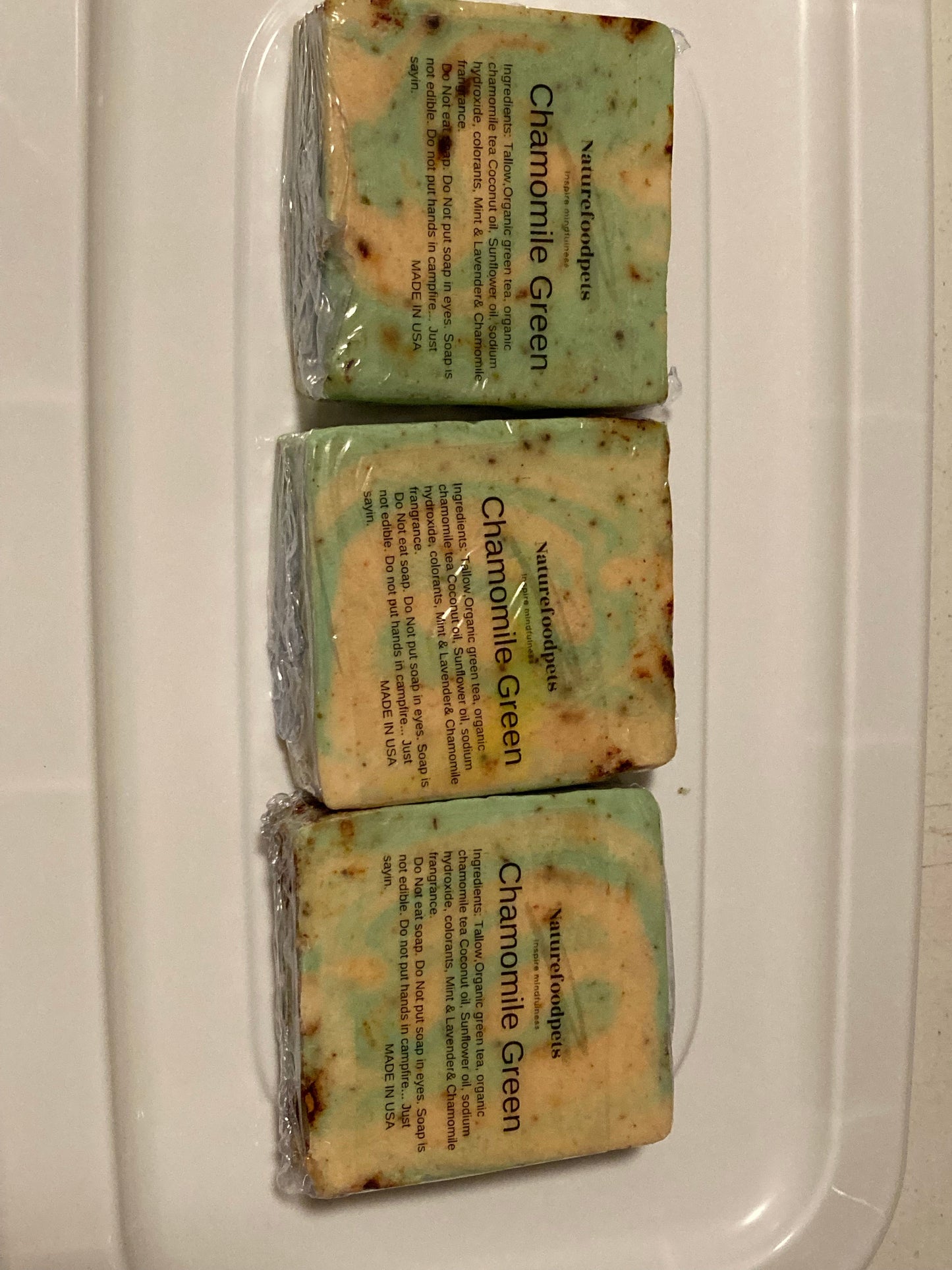Chamomile Green Soap