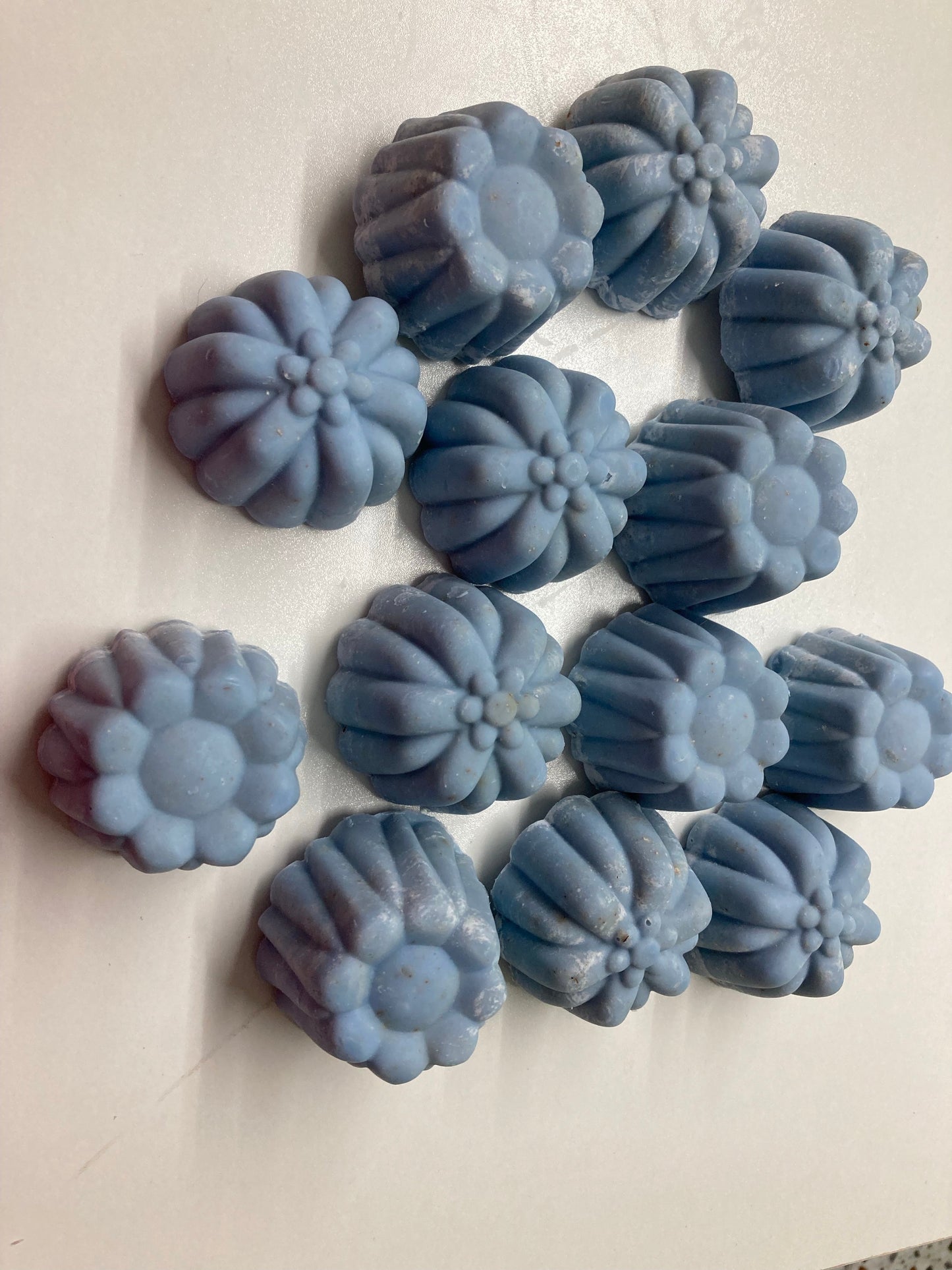 Blue Corn & Tea Tree oil Soap Flower Shaped