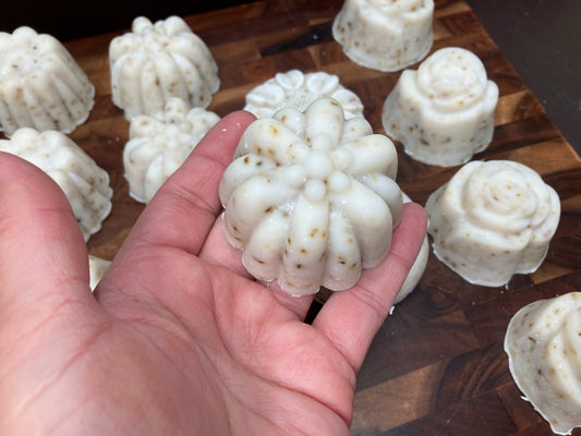 Clary Sage & Rosemary Flower Soap